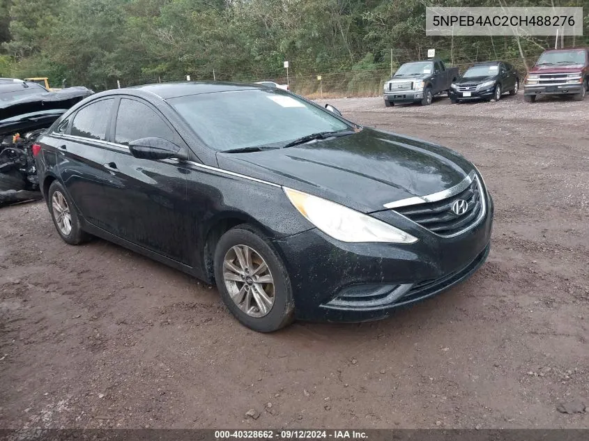 2012 Hyundai Sonata Gls VIN: 5NPEB4AC2CH488276 Lot: 40328662