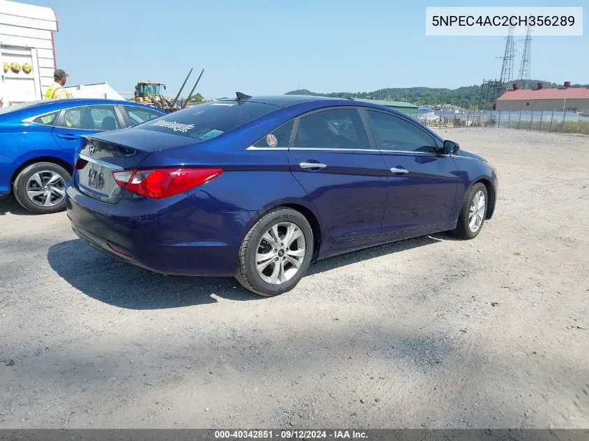 5NPEC4AC2CH356289 2012 Hyundai Sonata Gls/Limited/Se