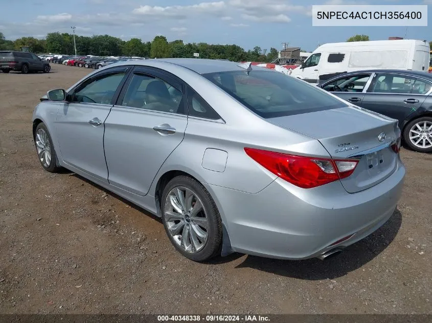 5NPEC4AC1CH356400 2012 Hyundai Sonata Se