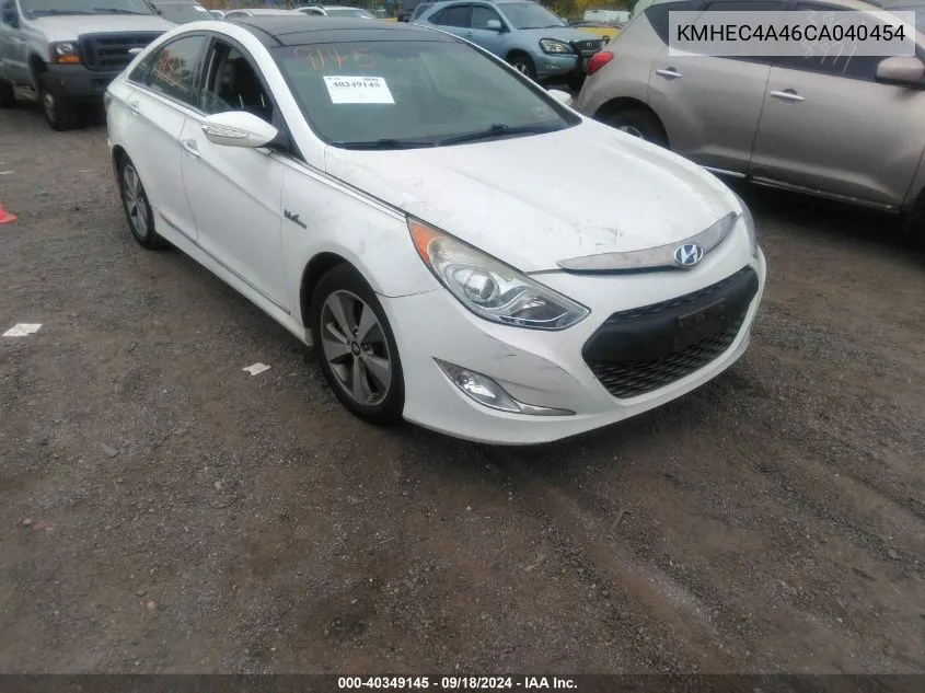 KMHEC4A46CA040454 2012 Hyundai Sonata Hybrid