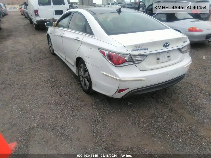 KMHEC4A46CA040454 2012 Hyundai Sonata Hybrid