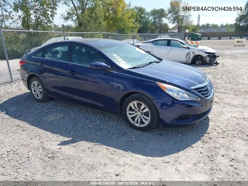 5NPEB4AC9CH436594 2012 Hyundai Sonata Gls