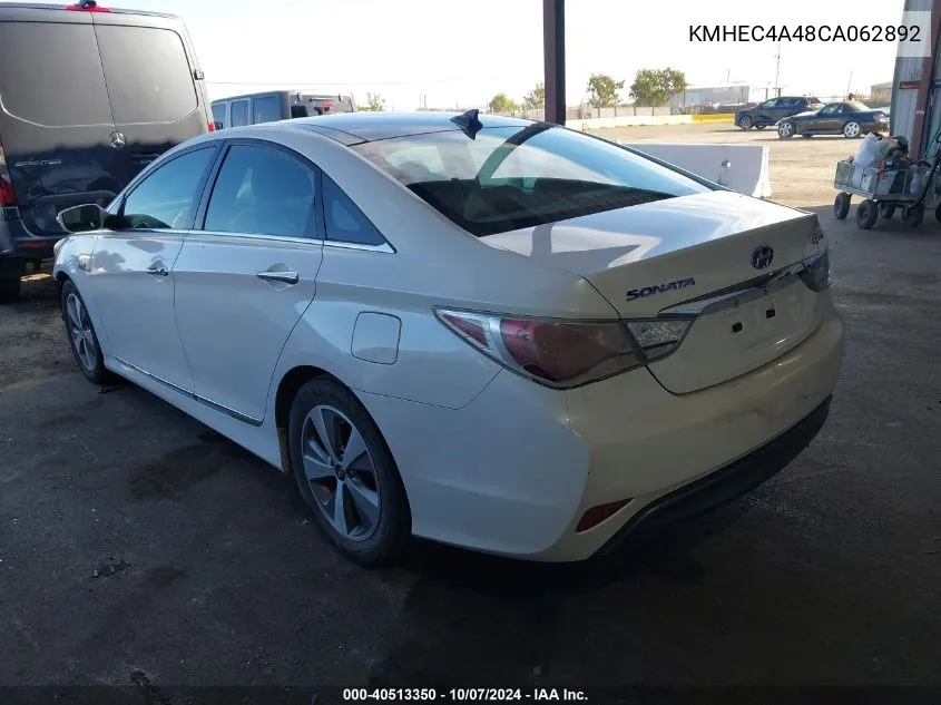 2012 Hyundai Sonata Hybrid VIN: KMHEC4A48CA062892 Lot: 40513350