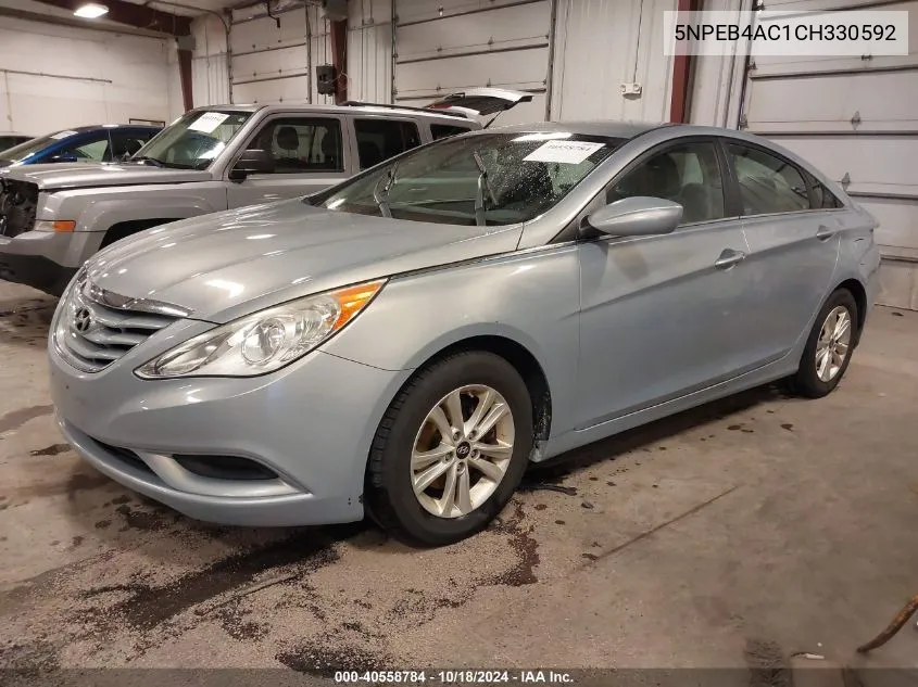 5NPEB4AC1CH330592 2012 Hyundai Sonata Gls