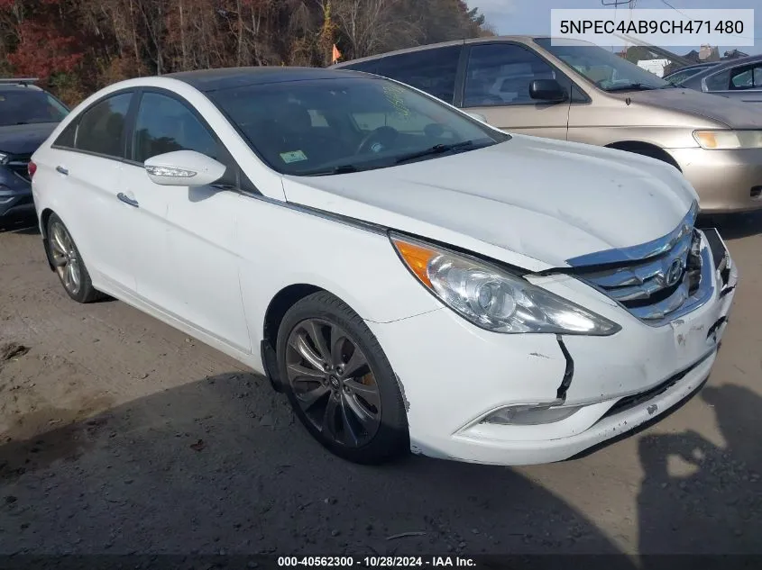 2012 Hyundai Sonata Se/Limited VIN: 5NPEC4AB9CH471480 Lot: 40562300