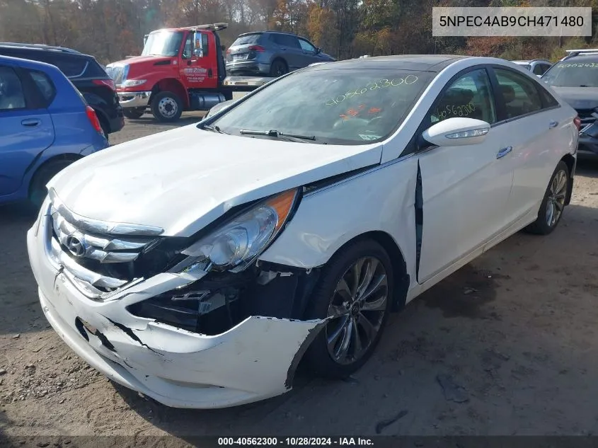 2012 Hyundai Sonata Se/Limited VIN: 5NPEC4AB9CH471480 Lot: 40562300