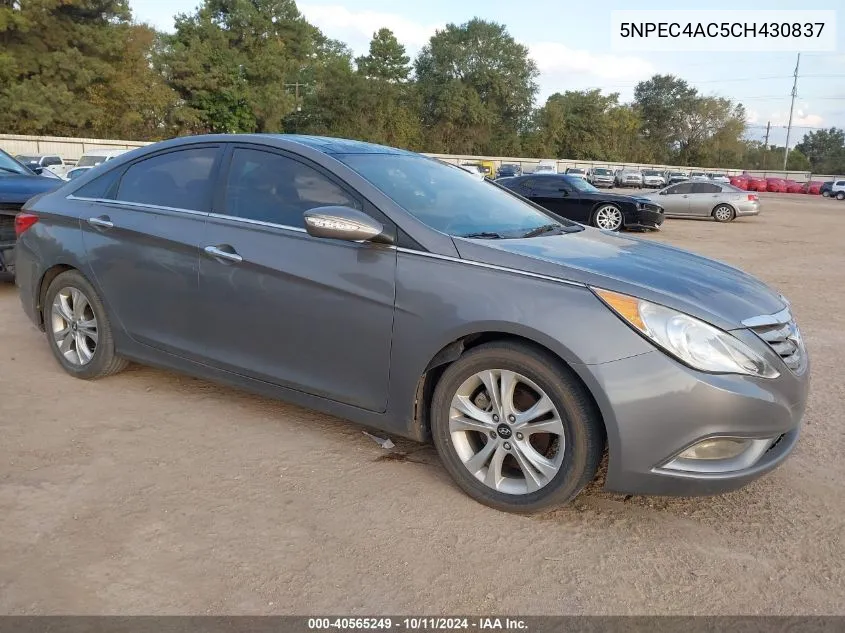 5NPEC4AC5CH430837 2012 Hyundai Sonata Limited