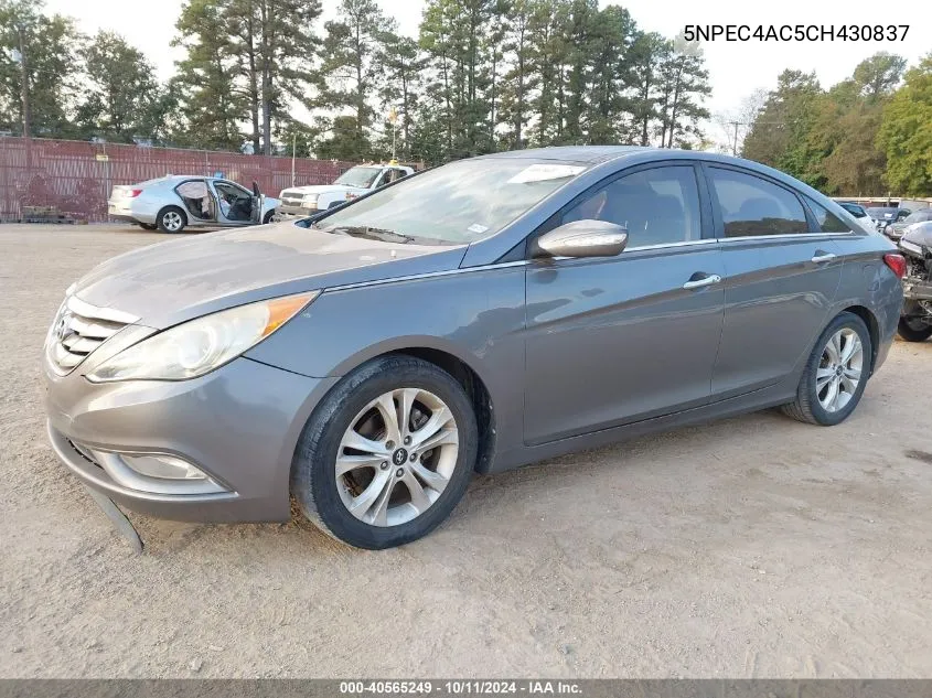 5NPEC4AC5CH430837 2012 Hyundai Sonata Limited