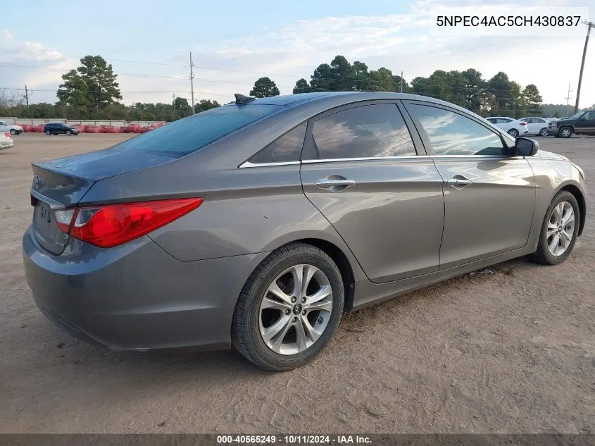 5NPEC4AC5CH430837 2012 Hyundai Sonata Limited