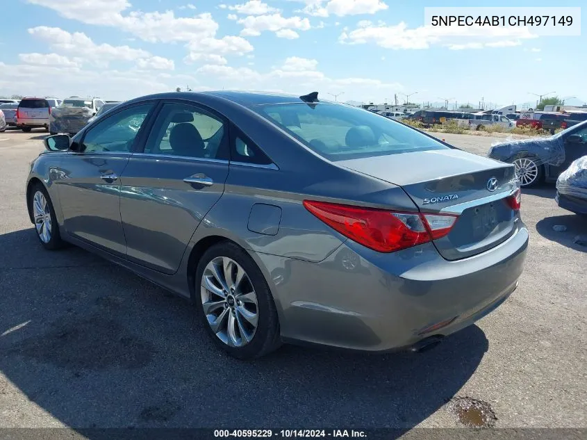 2012 Hyundai Sonata Limited 2.0T VIN: 5NPEC4AB1CH497149 Lot: 40595229