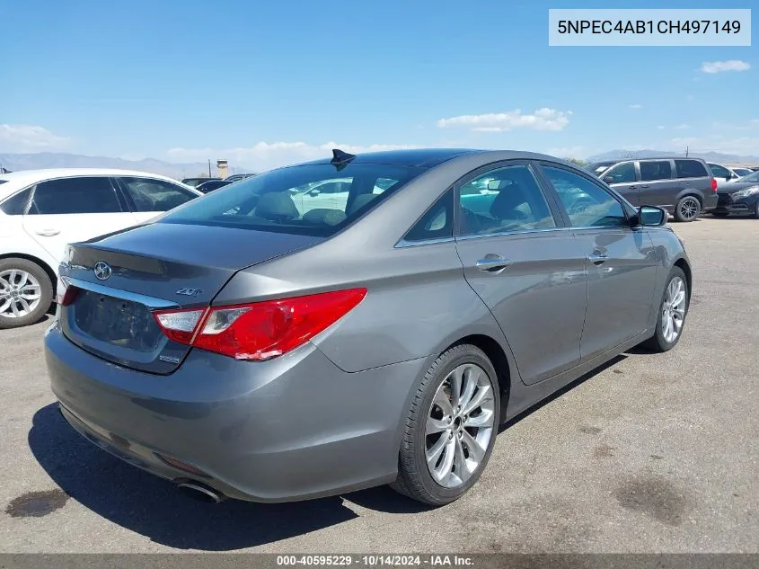 5NPEC4AB1CH497149 2012 Hyundai Sonata Limited 2.0T