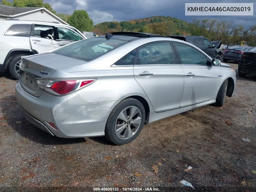 KMHEC4A46CA026019 2012 Hyundai Sonata Hybrid