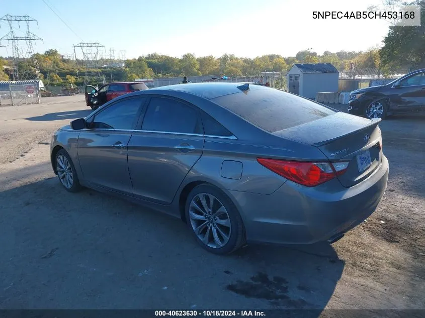 2012 Hyundai Sonata Se 2.0T VIN: 5NPEC4AB5CH453168 Lot: 40623630