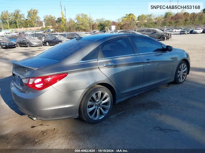 2012 Hyundai Sonata Se 2.0T VIN: 5NPEC4AB5CH453168 Lot: 40623630