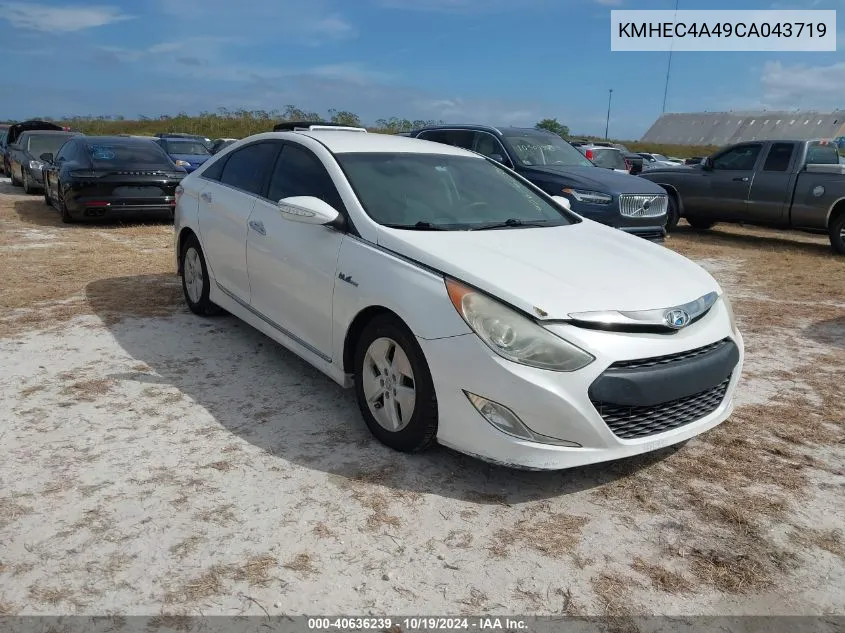 2012 Hyundai Sonata Hybrid VIN: KMHEC4A49CA043719 Lot: 40636239