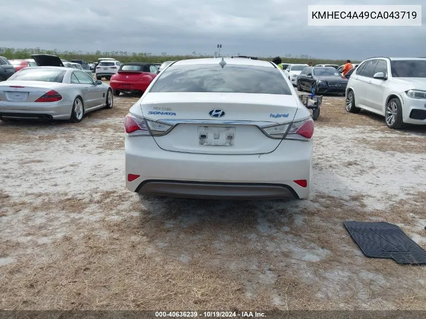 2012 Hyundai Sonata Hybrid VIN: KMHEC4A49CA043719 Lot: 40636239