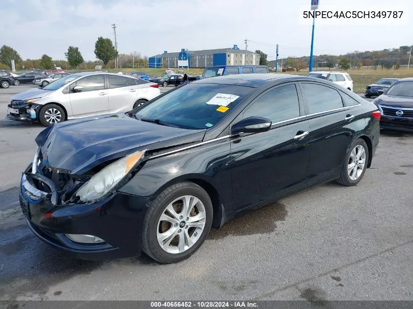 2012 Hyundai Sonata Limited VIN: 5NPEC4AC5CH349787 Lot: 40656452