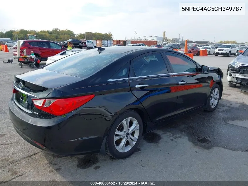 2012 Hyundai Sonata Limited VIN: 5NPEC4AC5CH349787 Lot: 40656452