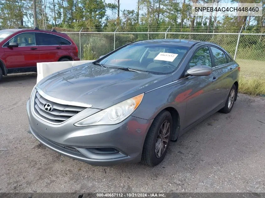 5NPEB4AC4CH448460 2012 Hyundai Sonata Gls