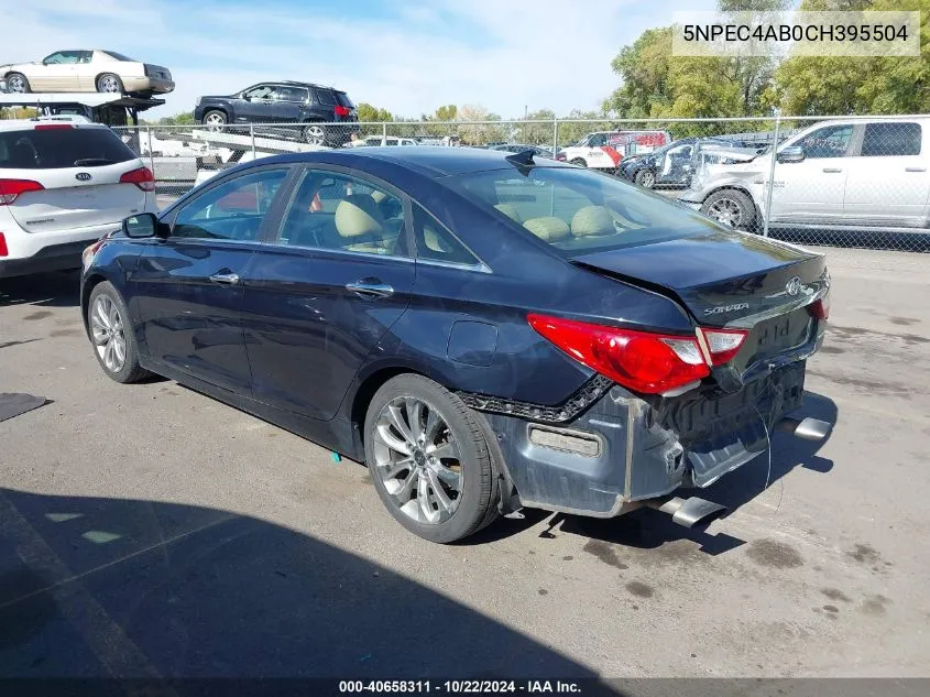 2012 Hyundai Sonata Limited 2.0T VIN: 5NPEC4AB0CH395504 Lot: 40658311