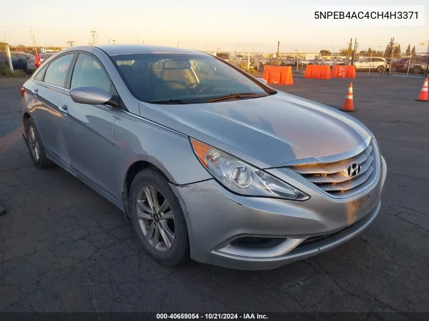 2012 Hyundai Sonata Gls/Limited/Se VIN: 5NPEB4AC4CH4H3371 Lot: 40659054