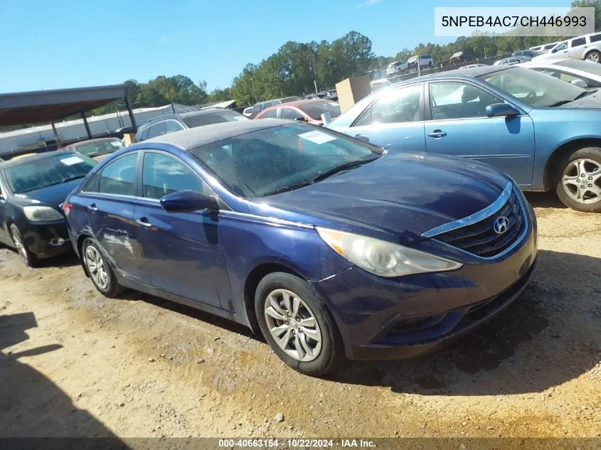 5NPEB4AC7CH446993 2012 Hyundai Sonata Gls