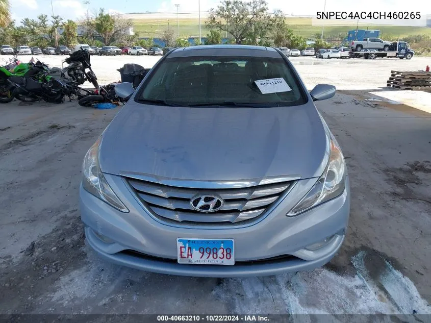 5NPEC4AC4CH460265 2012 Hyundai Sonata Se