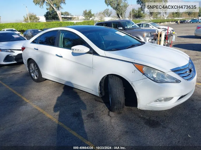 5NPEC4ACXCH473635 2012 Hyundai Sonata Limited