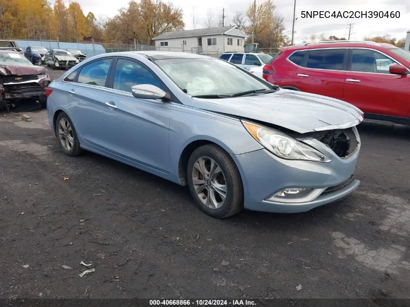 2012 Hyundai Sonata Limited VIN: 5NPEC4AC2CH390460 Lot: 40668866