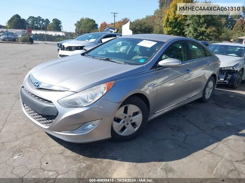 2012 Hyundai Sonata Hybrid VIN: KMHEC4A4XCA061310 Lot: 40699413