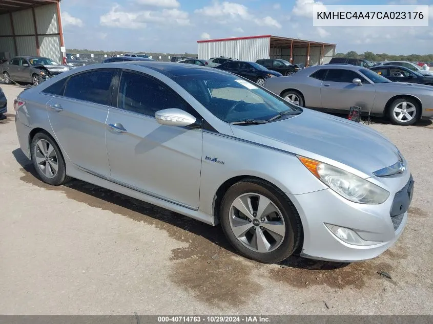 2012 Hyundai Sonata Hybrid VIN: KMHEC4A47CA023176 Lot: 40714763