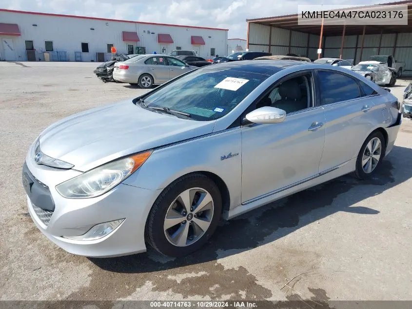 2012 Hyundai Sonata Hybrid VIN: KMHEC4A47CA023176 Lot: 40714763