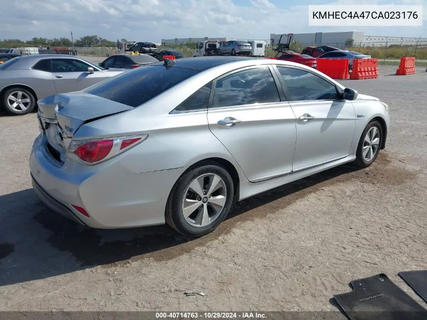 2012 Hyundai Sonata Hybrid VIN: KMHEC4A47CA023176 Lot: 40714763