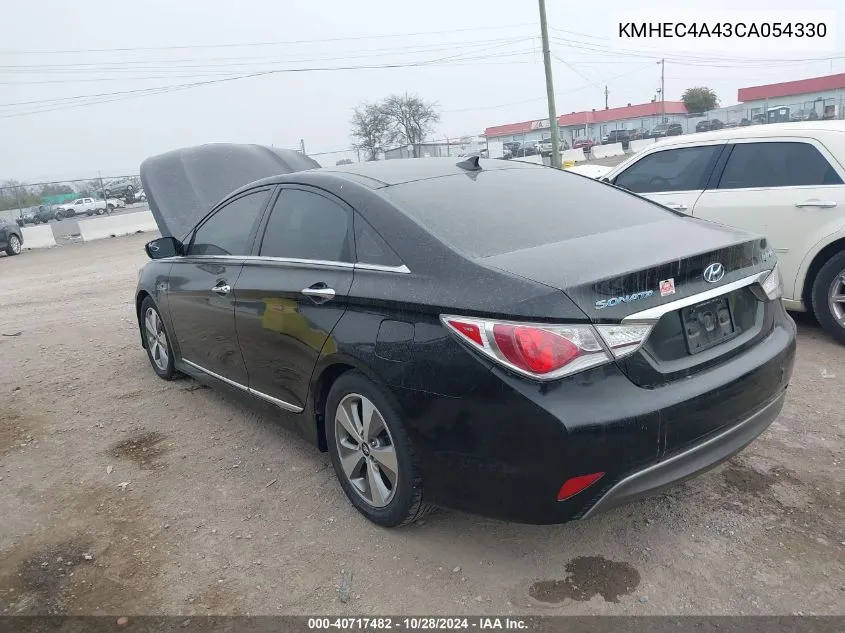 2012 Hyundai Sonata Hybrid VIN: KMHEC4A43CA054330 Lot: 40717482