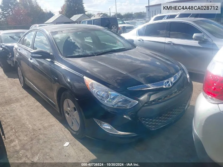 2012 Hyundai Sonata Hybrid VIN: KMHEC4A48CA028712 Lot: 40736524