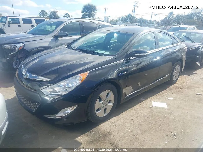 KMHEC4A48CA028712 2012 Hyundai Sonata Hybrid