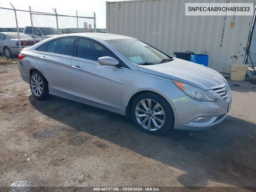 2012 Hyundai Sonata Se 2.0T VIN: 5NPEC4AB9CH485833 Lot: 40737186