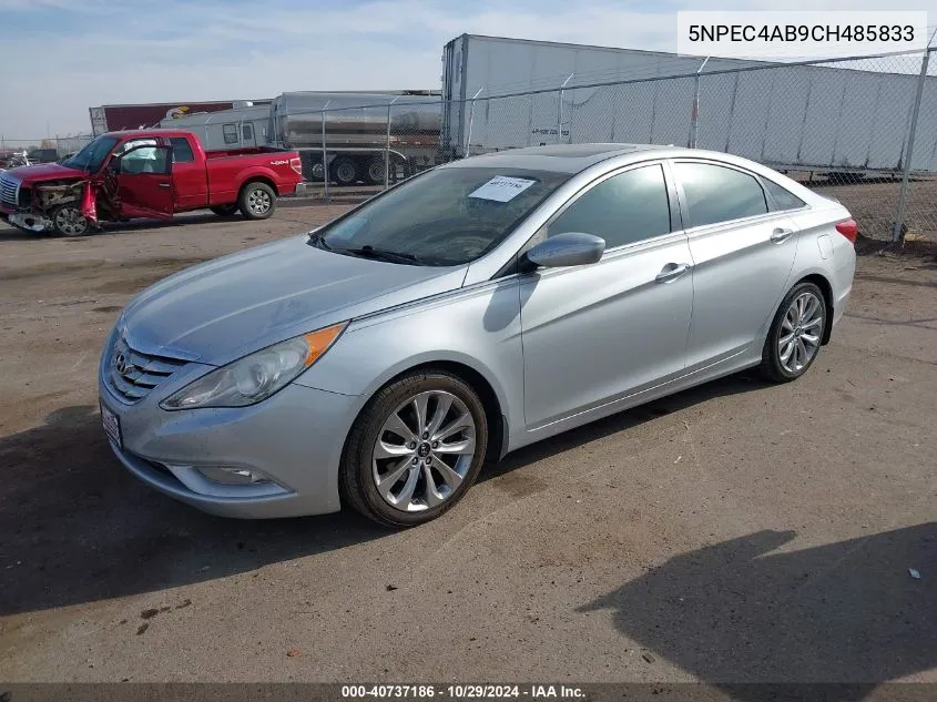 2012 Hyundai Sonata Se 2.0T VIN: 5NPEC4AB9CH485833 Lot: 40737186