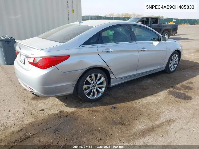 2012 Hyundai Sonata Se 2.0T VIN: 5NPEC4AB9CH485833 Lot: 40737186