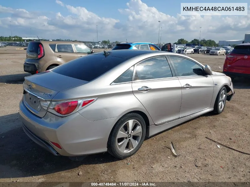 2012 Hyundai Sonata Hybrid VIN: KMHEC4A48CA061483 Lot: 40749484