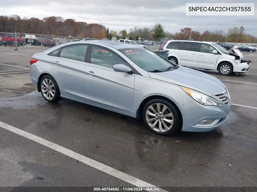 2012 Hyundai Sonata Se VIN: 5NPEC4AC2CH357555 Lot: 40754042