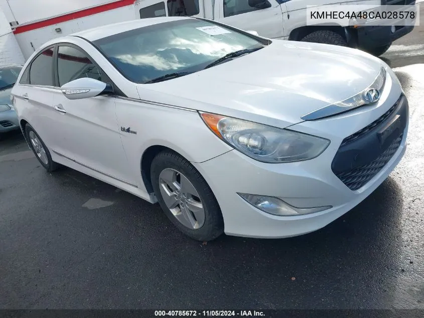 2012 Hyundai Sonata Hybrid VIN: KMHEC4A48CA028578 Lot: 40785672