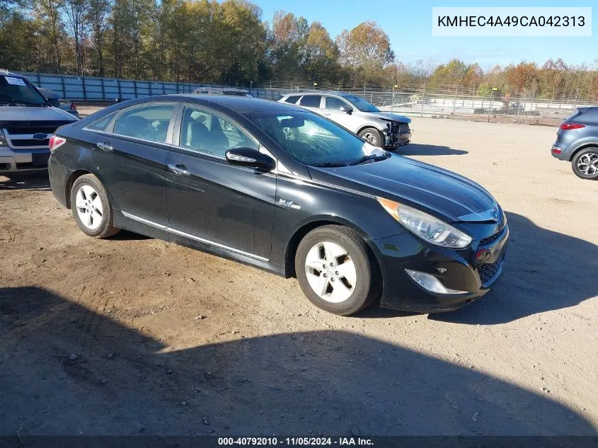 2012 Hyundai Sonata Hybrid VIN: KMHEC4A49CA042313 Lot: 40792010