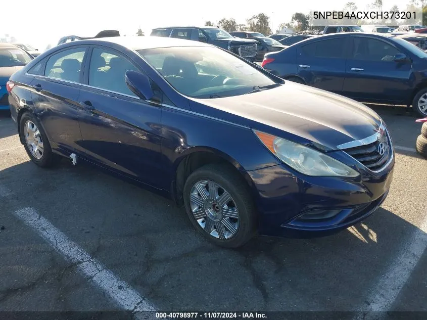 2012 Hyundai Sonata Gls VIN: 5NPEB4ACXCH373201 Lot: 40798977