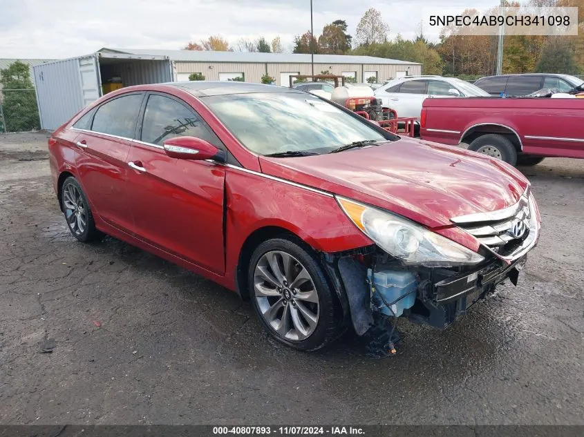 2012 Hyundai Sonata Limited 2.0T VIN: 5NPEC4AB9CH341098 Lot: 40807893