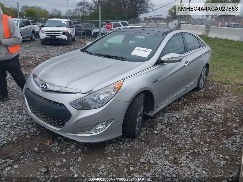 2012 Hyundai Sonata Hybrid VIN: KMHEC4A4XCA027853 Lot: 40820064