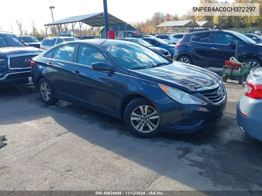 2012 Hyundai Sonata Gls VIN: 5NPEB4AC0CH372297 Lot: 40824409