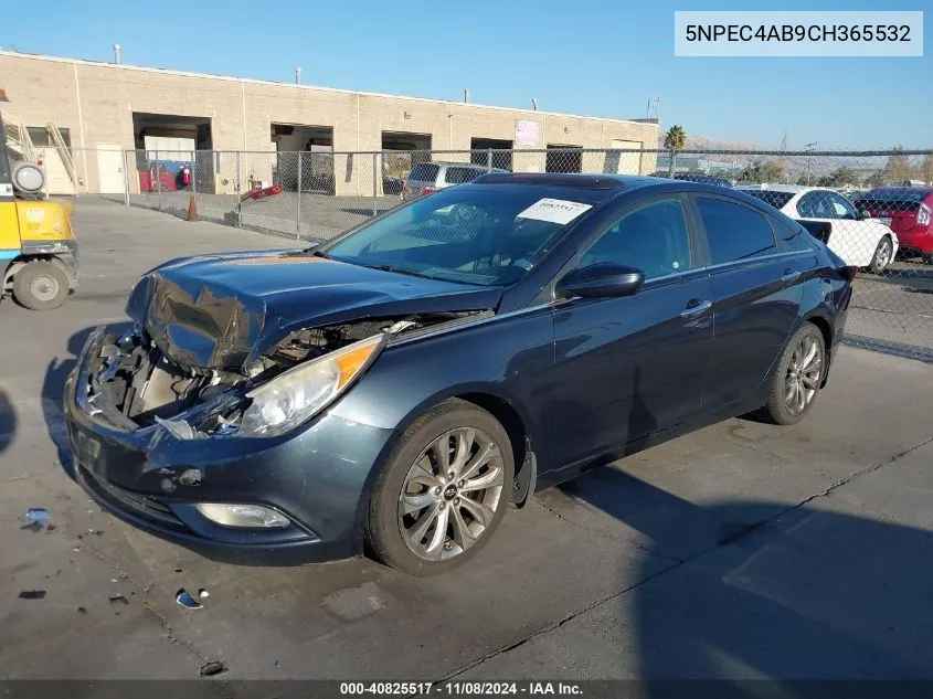 2012 Hyundai Sonata Se 2.0T VIN: 5NPEC4AB9CH365532 Lot: 40825517