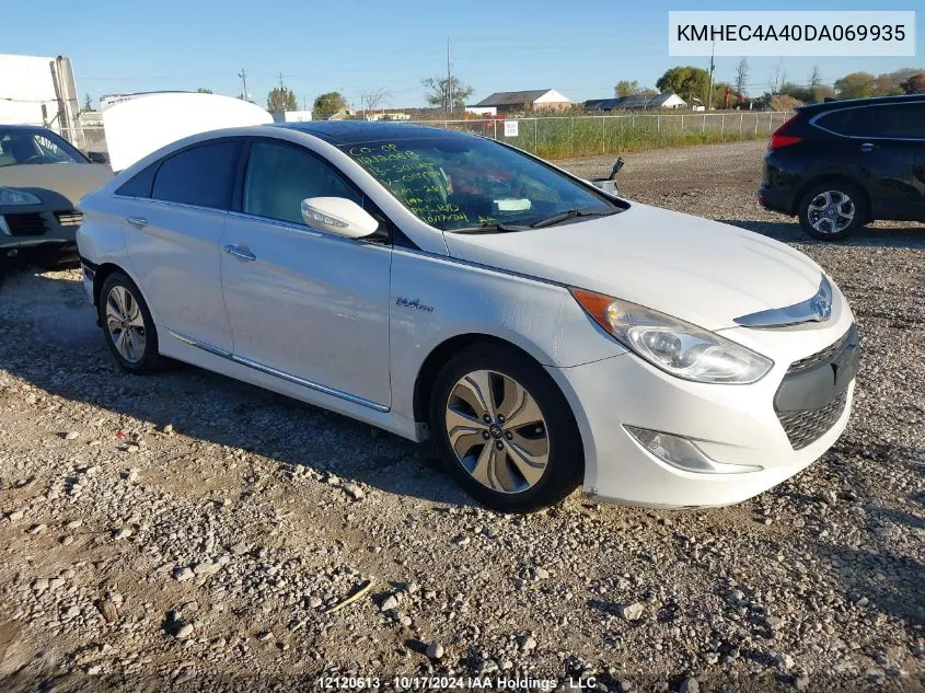 2013 Hyundai Sonata Hybrid Hybrid VIN: KMHEC4A40DA069935 Lot: 12120613