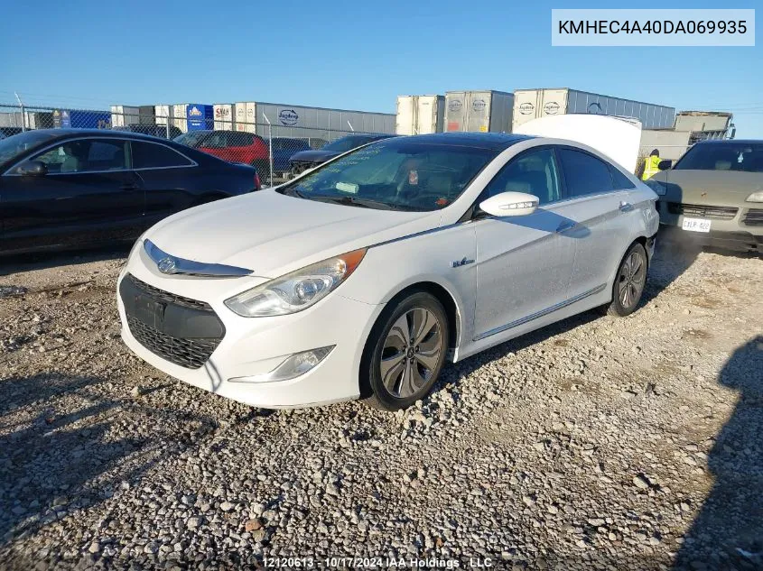 2013 Hyundai Sonata Hybrid Hybrid VIN: KMHEC4A40DA069935 Lot: 12120613